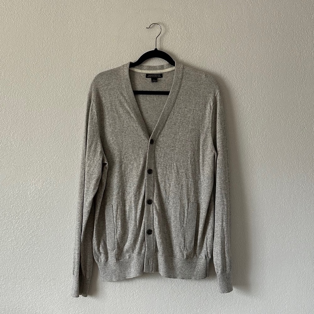 NWOT Banana Republic Men's Cardigan - L
